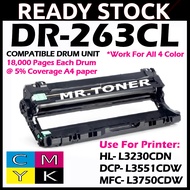 Compatible Drum Brother DR263 DR-263CL TN-263 TN-267 HLL3230CDN DCPL3551CDW MFCL3750CDW L3230CDN L35