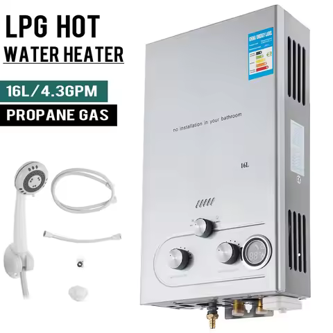 China Golden Supplier Wholesale Price LPG NG Instant Gas Geyser Boiler 6L to 10L 12L 16L 20L Tankles