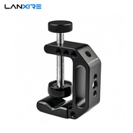 Lanxire Universal C Clamp Desk Camera Mount Aluminum Table C-clamp with 1/4" & 3/8" Thread Desktop D
