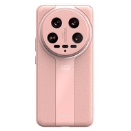 Mi14Ultra Luxury Litchi Veins Silicone Phone Case For Xiaomi Mi14 Ultra Painting TPU Cover Coque For