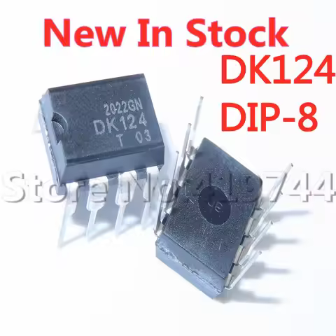 5PCS/LOT DK124 DIP-8 switching power supply chip IC In Stock NEW original IC