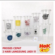 SCREEN PRINTING ON FLAT PLASTIC CUP 12 OZ 14 OZ 16 OZ THICKNESS (4 GRAMS)