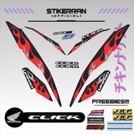 HONDA CLICK 125 V2 VARIO FIRE DECALS