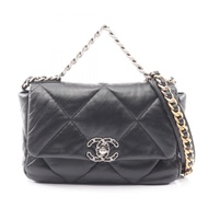 【二手】香奈兒 CHANEL 單肩包 19 Dixneuf Matelassé 組合五金 2WAY AS1160 黑色小羊皮（綿羊皮） CHANEL19 Matelassé 鏈條單肩包