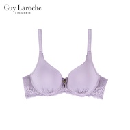 Guy Laroche Lingerie เสื้อใน บราเต้าเรียบ เสริมฟองน้ำ กีลาโรช Push Up T-Shirt Bra GB7N44