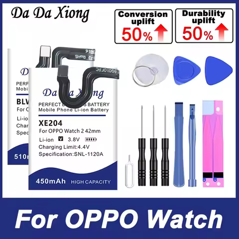 XE906 XE910 XE204 XE203 BLW007 BLW003 High Quality Battery For OPPO Watch 1 2 3 SE Pro 42/46mm OW19W