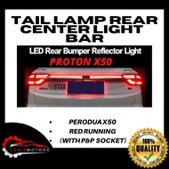 PROTON X50 NEW REAR TAIL LAMP LAMPU TRUNK  LIGHT BOOT LED SMOKE V2 新款 熏黑尾灯双层贯穿灯