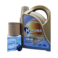 A421I# BMW N20 N26 F30 F10 E84 OIL FILTER + KOYOMA ENGINE OIL (combo offer) 5W-40 FULLY