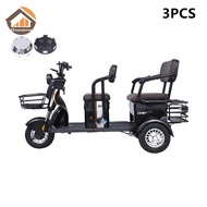 CheeseArrow 3 PCS Ebike Center Cap, Rear Wheel Replacement Center Cap, Standard Size, Universal Vers