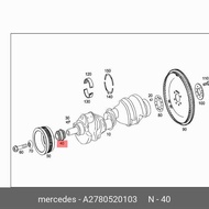 Gear Crankshaft Mercedes benz M157 M276 M278 A2780520103 Original