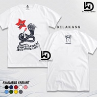T-Shirt - KRAZY BRAZY - WHITE SHE'S DANCING AND MOVE LIKE 24s Thick Premium Tshirt