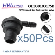 50 Pcs New Crankcase Breather Hose One Way Ventilation Valve For Audi A1 A3 Seat Alter Cordoba Ibiza