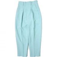 ADAM ET ROPE ADAM ET ROPE秋冬可持續香蕉繭型褲 GAS22080，36 碼，薩克斯藍，單褶，二手。