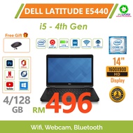 DELL LATITUDE E5440 INTEL i5 4TH GEN I4 INCH 8GB RAM 128GB SSD WINDOW 10 PRO MICROSOFT OFFICE