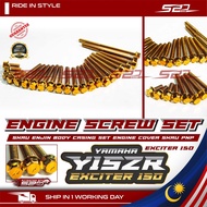 Screw Engine Set PROTAPER Y15 Y15ZR EXCITER 150 Skru Enjin Body Casing Set Complete Full Set Engine 
