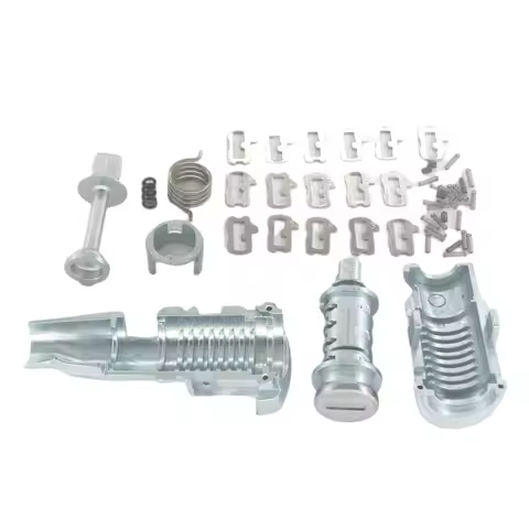 FOR SKODA OCTAVIA 2005-2008 LEFT DRIVER DOOR LOCK BARREL CYLINDER REPAIR KIT 1Z0837167C 6Y0898167E A