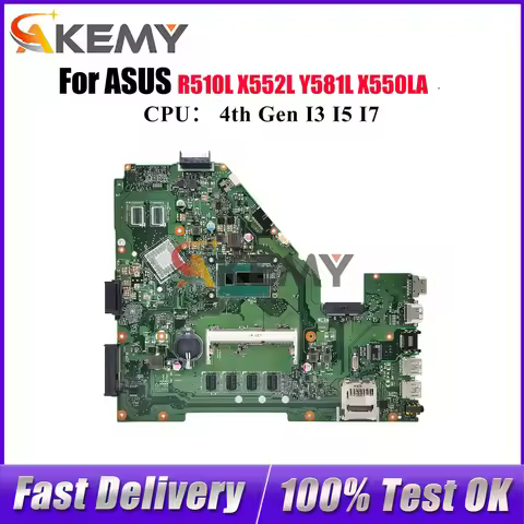 X550LA Laptop Motherboard For ASUS VivoBook X550L X550LN X550LC Y581L R510L X550LD X550LB X552L Main