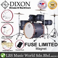 Dixon PODFL522MN Fuse Maple 5 Pieces Acoustic Drum Kit Set With Istanbul Cymbal Set Limited Edition 