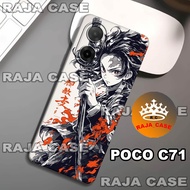 Rc34/Softase rubber poco C71 - ANIME Motif - Case poco C71 - Casing poco C71 - Silicone poco C71 coo
