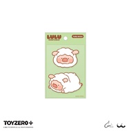 TOYZEROPLUS罐頭豬LuLu豬熊豬羊系列/ 5x5cm毛絨貼紙/ 豬羊