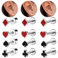 1 Pc 16G Earring Surgical Steel Ear Piercing Poker Stud Earring Thread Earring Helix Earring Lobe Ea