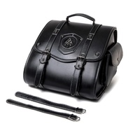 2025 New Motorcycle Tool Bag Retro Saddlebag Universal Waterproof PU Side Bag Pouc