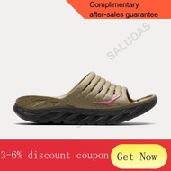 YQ8 HOKA X Bodega Ora Slide Slippers Men Elastic Lightweight Eva Sole Beach Sandals Soft Home Slippers Summer Men's Flip