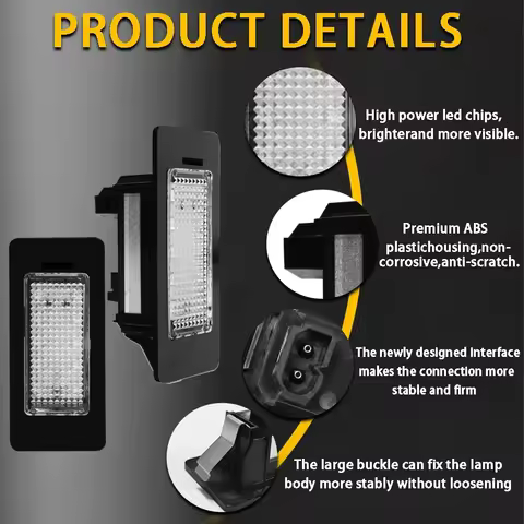 For BMW 3 5 Series F10 F10N F11 F11N F31 F18 F30 F35 F80 M3 2010~2015 Car Error Free LED License Num