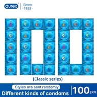 Privacy Shipping 20/50/100pcs Bulk Different Style Durex Condoms for Men Natural Latex Safe Contraception Easy-On Sleeve Condom Sealed Package