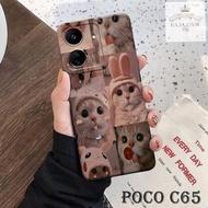 HP Case Latest C65poco - Rajacase - cellphone casing C65poco - Aesthetic case Motif - Cellphone prot