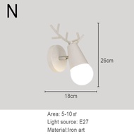 เรียบง่าย โคมไฟติดผนัง ไฟ led ติดผนั ตกแต่งผนังโคมไฟ สไตล์นอร์ดิกไฟติดผนัง ห้องนั่งเล่น ห้องนอนไฟผนัง