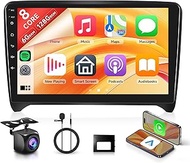 8 Cores 6+128G Android Car Radio for Audi TT MK2 8J 2008-2014 Wireless Carplay 9 Inch with Android C