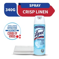 Lysol Disinfectant Spray Crisp Linen Scent 340g