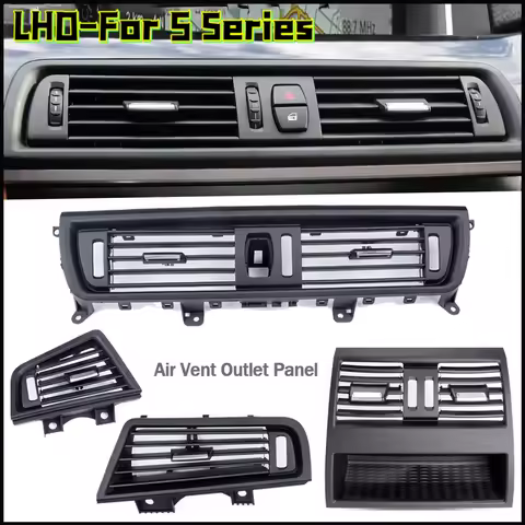 LHD Center Console Air Vent Cover For BMW F10 520D Vent Fresh Air Outlet Vents Grille For BMW 530d F