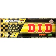 DID 428VIX (T-RING) GOLD ( PANJANG 124L & 132L ) UPGRADED FROM O-RING TO T-RING LIMITED CHAIN( RANTA