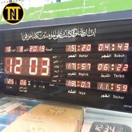 AUTOMATIC Led Digital Adzan CLOCK Tnt2019. PRAYER SCHEDULE