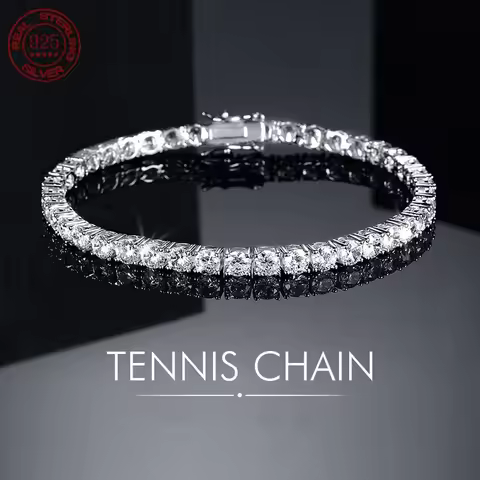 Factory price 925 silver plated 18K gold 4A grade Zircon tennis bracelet for men and women fashion p