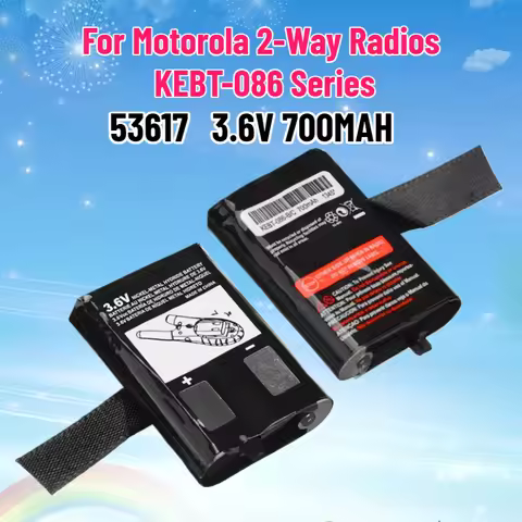 2PCS 3.6v 700mah Battery For Motorola 2-Way Radios M53617 KEBT-086-B 53617 KEBT-086-C Walkie-talkie 
