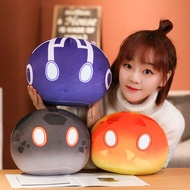 Genshin Impact Slime Stuffed Toys Cute Thunder Anemo Geo Cryo Pyro Plush Dolls Dango Throw Pillow Cushion Slimes Toy