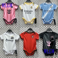 【 WFGK 】 2025-26 Newborn Baby Romper Mexico Miami France Brazil Portugal Children's Home Soccer Jers