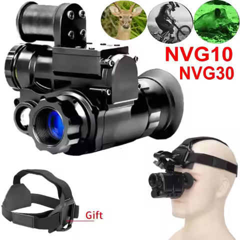 NVG30 Helmet 940nm IR Night Vision Monocular Telescope Wide View 40° NVG10 gen3 Hunting Digital Nigh