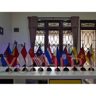 / TABLE FLAG COUNTRY FLAG ASEAN COUNTRY FLAG
