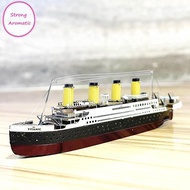 STRO Color Titanic Puzzle DIY Cruise Ship Assembled Model Kits Children Educational Toys MY
