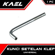 Kunci Setelan Klep Semua Jenis Motor Bebek Stelan Grand & Supra-X-125-Fit-New & Blade & Revo-Absolut