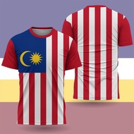 2024 Baju Merdeka Malaysia Axellent Hari Kemerdekaan Merdeka Tshirt Jersey Sublimation Unisex Baju t