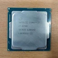英特爾Intel Core i7 8700 6C12T 12M 4.60 GHz 拆機良品