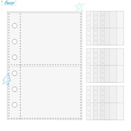 FAVOR Card Protector Sleeves,  A7 A7 Binder Pages, 6-Ring Binder Refill