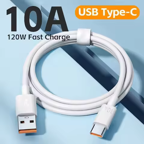 Universal 120W 10A USB Type C Cable Super Fast Charging Cable For Huawei P40 P30 Honor Data Cord For