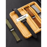 Watch Strap PU Leather + Rubber Magnetic Lock Type Can Be Used With Smart 9 8 7 6 5 4 3 2 1 Ultra An