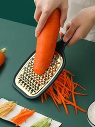 1入不銹鋼多功能家用馬鈴薯刨絲器，廚房大蒜、蘿蔔、蔬菜切片機，可擦拭和刨碎水果和蔬菜